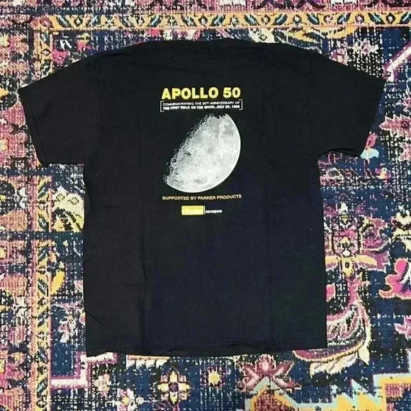 Apollo 50 Parker Aerospace T-Shirt Size Large - Picture 2 of 2